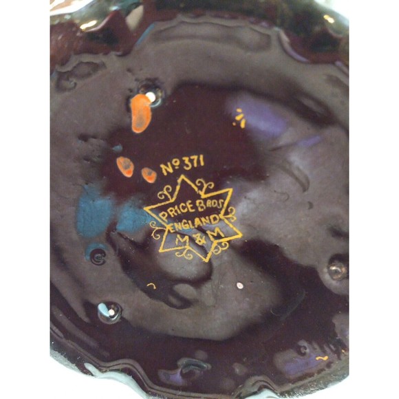 Price Bros England M&M  No 371 Tokay Tea Vintage Tea Pot FLAW 7 Inches Tall - Picture 7 of 7